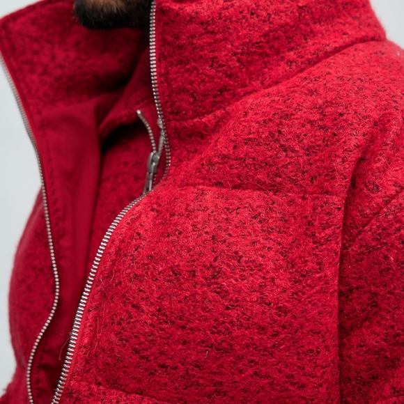 NEW! RED puffer jacket size s Fashion nova - Picture 2 of 4